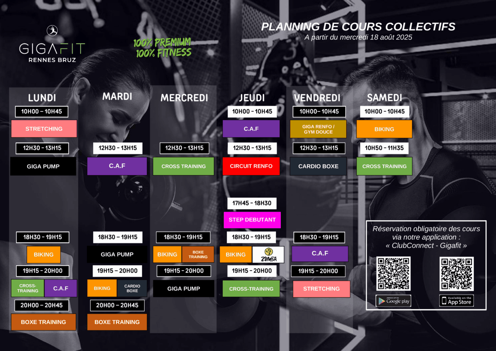 Gigafit Salle De Sport Bruz Planning Cours Co 30 Sept Rennes Bruz 7