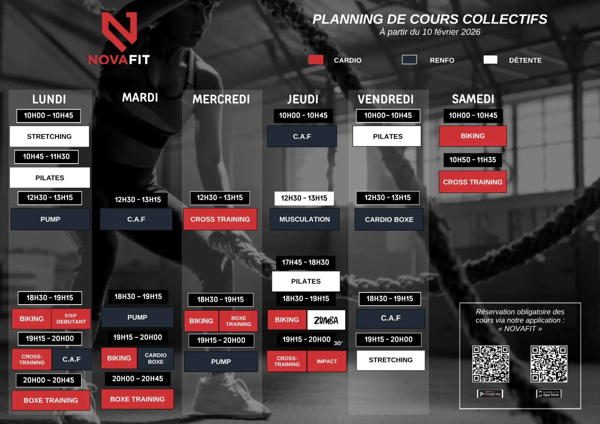 Sarl Amj Fitness Salle De Sport Bruz Planning Cours Co NOVAFIT 1 1